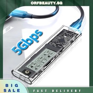 [orfbeauty.sg] M.2NVME/NGFF Dual Protocol Solid State Drive Case Stable Transit Intelligent Digital 