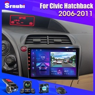 For Honda Civic Hatchback 2006-2011 Android 11 Car Radio Multimedia Video Navigation 2 Din Stereo DVD Head Unit Speaker Carplay