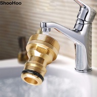 SHOOHOO Tap Adapters, Universal Brass Brass Faucet, Brass Quick Connector Brass Faucet Connector Bat
