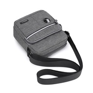 2024 NEW Men's Bag Oxford Cloth Shoulder Bag Men's Crossbody Bag Casual Canvas Bag Men's Bag Backpack Small Bag Business Mobile Phone Bag