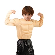 Men's Fake Abs T-Shirt - Perfect for Children's Day Cosplay Costumes