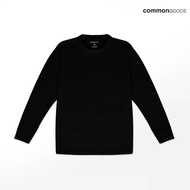 Common Goods Long Sleeve Waffle Knit - Black