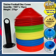 Thicker Football Disc Cones /  Football Soccer Disc ( 370g x 10pcs )