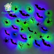 [duy-t] Halloween 3D Bat Night Light 9/12 Pa Lightweight Stereoscopic Glowing Bat for Holiday Party 