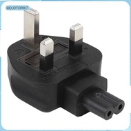 [mojotorw7] UK 3 Prong Male to IEC 320 C7 Female Power Plug Adapter Male to Female