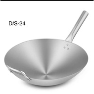 stainless steel wok with one handle D/S-24