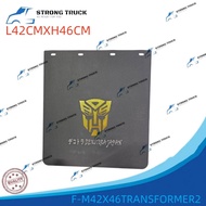 42X46CM TYRE MUDFLAP GETAH WITH LOGO 1PCS HAGAR