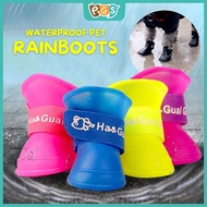 【Petcher】Shoes 4pcs Pet Boots Pet Boots Shoes Pet Waterproof Shoes Winter Warm Dog Puppy Socks Shoes