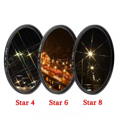KnightX Star Line 49mm 52MM 55MM 58MM 62mm 67MM 77MM Camera Lens Filter For canon eos sony nikon 700