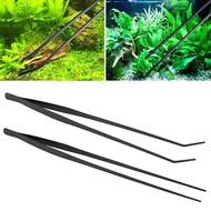 [campgrounds] 2 Pcs/set Aquarium Scissor Tools 48cm Fish Tank Tweezer Plants Wave Scissors Grass Sta