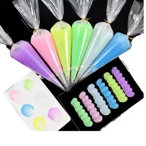 50g Glitter Cream Glue Crystal Clear Jelly Glue for DIY Mobile Phone Shell Decor Material Accessorie