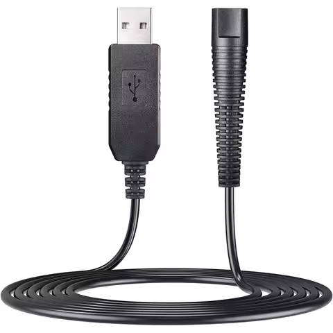 12V USB Charging Cable Replacement Charger Cord Compatible with Braun Shaver Series 9, Series 7, Ser