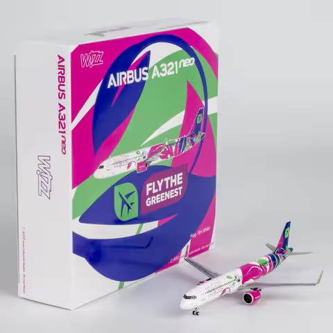 13138 Alloy Collectible Plane Gift NG Model 1:400 Wizz Air Malta Airbus A321neo Diecast Aircraft Jet
