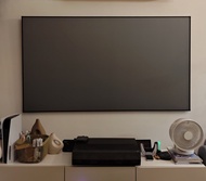 Optoma P1 旗艦級 4K 激光投影機 + 80吋抗光幕