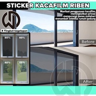 Black Ribbon Window Glass Sticker Black Ribbon Window Glass Sticker