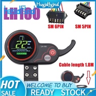 LH100 LCD Display Dashboard Fit For  Electric Scooter/Ebike Speedometer (SM Plug 6PIN)