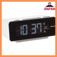 [Direct from Japan][Brand New]Seiko Clock wall clock, black, body size: 7.2 x 16.8 x 9.6cm, electric wave digital, AC type, color liquid crystal, Series C3 FLIP DL213K