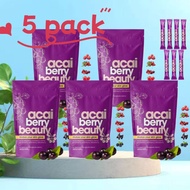 5pack  Acai Berry Powder Healthy Beauty Juice  5g*7 pieces