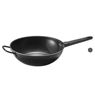 BLÅGYLTA Wok, non-stick coating/black, 28 cm