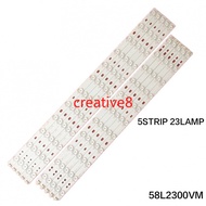 (NEW 1 SET) TOSHIBA 58" LED 58L2300VM  TV BACKLIGHT / LAMPU TV (READY STOCK) 58L2300