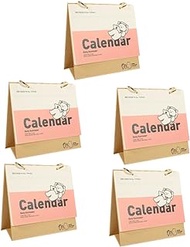 STOBOK 5pcs Creative Business Calendar Desk for Office Mini Desk Calendar Mini Calendar Desk Calendar 2022-2023 Weekly Desk Planner 2023 Monthly Calendar Foldable Calendar Calendars Cute