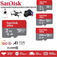 SanDisk Ultra / A1 Ultra 128GB/256GB/512GB/1TB Micro SD Memory Card 140MB/s to 150MB/s Class 10 UHS-