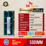 HWS20 - RAM HYNIX SODIMM DDR3 4GB PC12800 NON L 1.5V LAPTOP