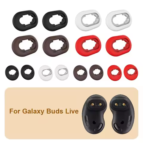 Earphone Silicone Case For Samsung Galaxy Buds Live R180 Ear Pads Cushion Bluetooth In-Ear Ear Caps 