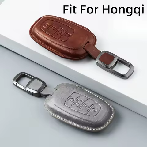 Fit For Hongqi H5 HS5 HS7 HS9 H9 Car Key Card Holder Smart Card Case Suede Protective Shell