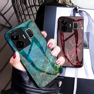 Casing For Realme GT NEO 5 SE GT3 Luxury Marble Gradient Tempered Glass Protective Back Cover Case for Realme GT3 GT NEO5 NEO5SE Hard Case