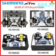 SDRJT Shimano DEORE XTR DP-M9100 SPD จักรยาน PD ดั้งเดิม M8000/แป้นจักรยาน M8020แข่งขันมืออาชีพ M8100ล็อคตัวเอง Peda Rjjjjjjjjjjjjjjjjjjjjjjjjaw