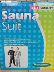 Jaket Sauna Suit Unistar Pembakar Lemak Kalori Baju Fitness Jogging
