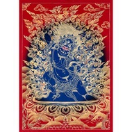 手繪金剛手唐卡 強大的護法