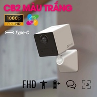 Ezviz CB2 2MP Wi-Fi Camera WHITE/BLACK, Type-C, with BATTERY - Indoor