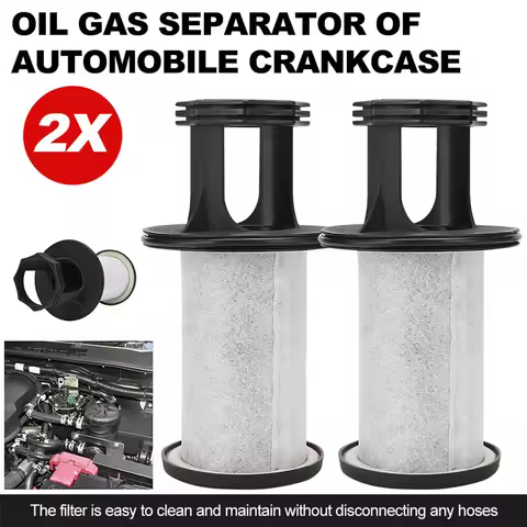 2Pcs Oil-gas Separator Air Filter Element 3931051950 For Cars Separate Harmful Oil Inlet System for 