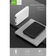 Original Golf G61 5000mAh Fast Charge 2.1A Fabric Powerbank