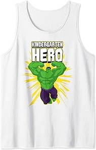 The Incredible Hulk Kindergarten Hero School Text Tank Top