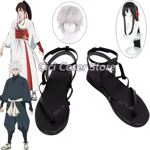 Anime Jigoku Raku Hell's Paradise Cosplay Gabimaru Shoes Wig Yamada Asaemon Sagiri Long Hair Men Wom