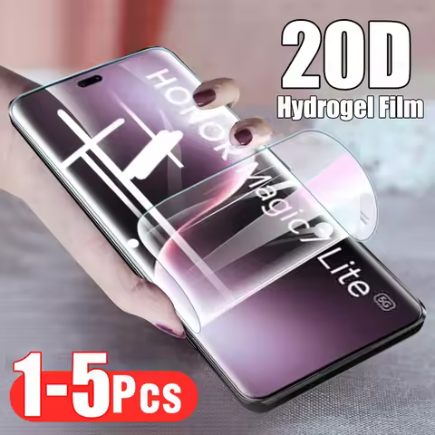 1-5Pcs Hydrogel Film For Honor Magic7 Lite Screen Protector Not Glass Magic5 Magic6 Magic8 Lite X9a 