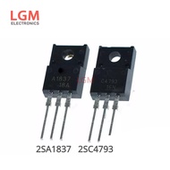 10Pcs  Original Transistor 2SA1837 2SC4793 2SA1930 2SC5171 A1837 C4793 A1930 C5171  TO220F 230V 1A