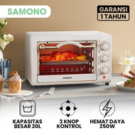 SAMONO SW-EOW20 Elektrik Oven Toaster Low Watt | Oven Listrik 20 Liter