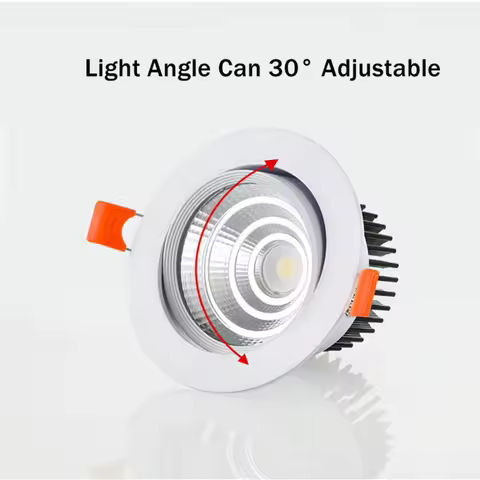 LED Downlight LED Super bright dimmable recessed lez light COB 3W 5W 7W 12W 15W 20W 25W led spot lig