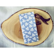 JOURNAL INSERT : DELFT SERIES ~ LIGHT BLUE & WHITE LEAVES