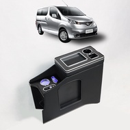 For Nissan NV200 Front Armrest Console Box USB Port Side Light NV200 Armrest Box
