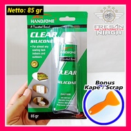 Lem Kaca Akuarium Lem Karet Silikon Transparan Silicone Rubber Sealant Lem Silikon Kaca Karet Plasti
