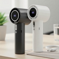 6000mAh Mini Jet Fan GS9, 100 Wind Levels, LED Display, Powerful Handheld Turbine  6000mAh Mini Jet 