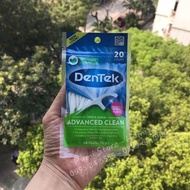 Dentek Floss Pick Triple Clean, pack of 20