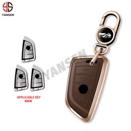 NEW Alloy Car Key Case Shell For BMW F30 G20 X3 X4 X1 X2 X5 X6 F20 G30 520i 320i Full Cover Key Bag Holder Keychain Acce