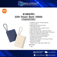Xiaomi 33W Power Bank 10000mAh (Integrated Cable)