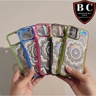 CASE CHROMATIC BRACKET FLOWER 3D FOR VIVO V60 LITE V50 LITE V40 LITE Y04 Y04S Y03 Y02 Y01 Y19S Y19S 